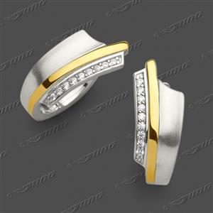 Juwelier Schell 167161 Jung Creolen Bicolor 25-0582