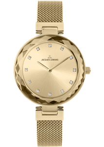 Juwelier Schell 170755 Jacques Lemans Armbanduhr Milano Gold 1-2139C