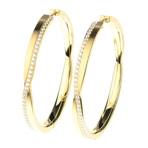 Juwelier Schell 176543 Ernstes Design Scharniercreolen E720