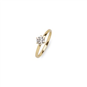 Juwelier Schell 177507 Diara Studios Solitärring 6er Krappe DS2123G/54