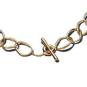 Pandora Kette mit organisch geformten Gliedern – Bild 2