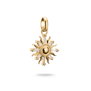 Juwelier Schell 177781 Thomas Sabo Charm Funkelnde goldene Sonne CC1246-414-14