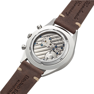 Bruno Söhnle Armbanduhr Merano Chronograph Grau/Silber/Braun – Bild 2