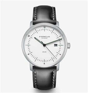 Juwelier Schell 178718 Sternglas Armbanduhr Naos Solar Weiß/Schwarz S01-NS01-BR02