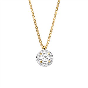 Juwelier Schell 179133 Viventy Kette mit Anhänger Halo 786118