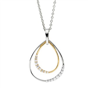 Juwelier Schell 179152 Viventy Kette mit Anhänger Tropfen 788222