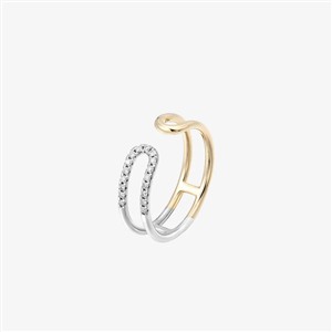 Juwelier Schell 179310 Star Diamant Offener Ring D6678GW/54