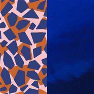 Juwelier Schell 159259 Les Georgettes Ledereinsatz Armreif 40mm Girafe & Bleu 702145799P1000