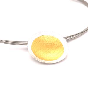 Juwelier Schell 155806 Zaremski Anhänger Scheibe Konkav Klein Z279