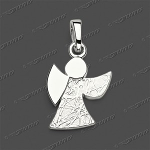 Juwelier Schell 177334 Jung Anhänger Engel mit Struktur 40-0299