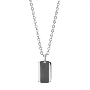 Juwelier Schell 177475 SON of NOA Kette mit Tag-Anhänger Carbon 20840052700