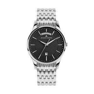 Juwelier Schell 178528 Jacques Lemans Armbanduhr London Silber/Schwarz 1-2193F