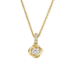 Juwelier Schell 179150 Viventy Kette mit Anhänger Rose 788202