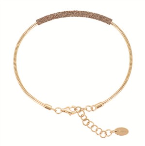 Juwelier Schell 179571 Pesavento Armreif Shiny Gelbgold + Polvere Giallo Nardò WPSCB383