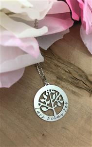 Juwelier Schell 166281 Beka&Bell Kette Lebensbaum gelb SW10770.4