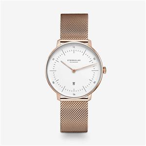 Juwelier Schell 168141 Sternglas Armbanduhr Naos XS Weiß/Roségold S01-ND51-MI09