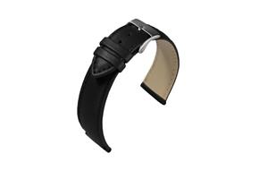 Juwelier Schell 161772 Eulit Uhrenband Taurus Schwarz/Silber 342616102