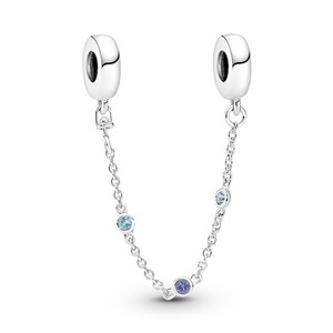 Juwelier Schell 166851 Pandora Moments Komfortkette Blaue Steine 791688C01-05