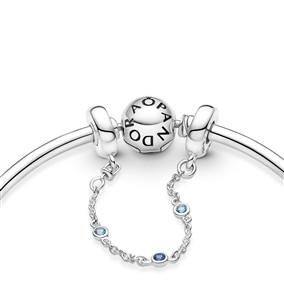 Pandora Moments Komfortkette Blaue Steine – Bild 3