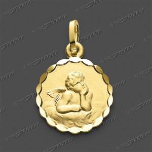 Juwelier Schell 161634 Jung Anhänger Engel Rund 40-0092