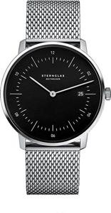 Juwelier Schell 166653 Sternglas Armbanduhr Naos Schwarz/Silber S01-NA03-MI04