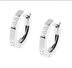 Juwelier Schell 168668 Ernstes Design Scharniercreolen E600