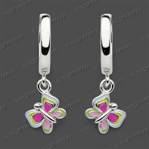 Juwelier Schell 169313 Jung Creolen Bunter Schmetterling 15-0064