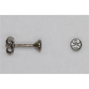 Juwelier Schell 165350 RG Ohrstecker Rund 4mm 819800