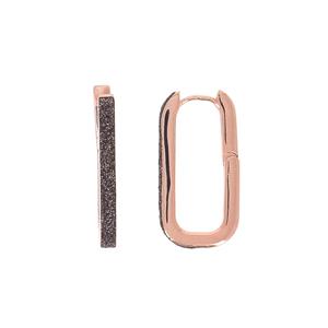 Juwelier Schell 171451 Pesavento Creolen Shiny Rosé mit Polvere Marrone Groß WPLVO2392