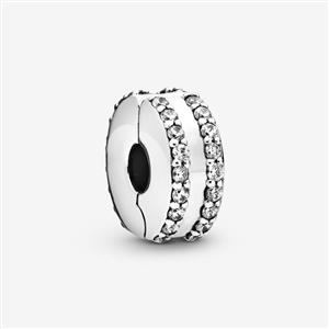Juwelier Schell 158682 Pandora Moments Clip Zweireihiges Pavé 798422C01