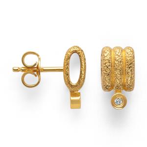 Juwelier Schell 175862 Bastian Inverun Ohrstecker Golden Sparkle 43130