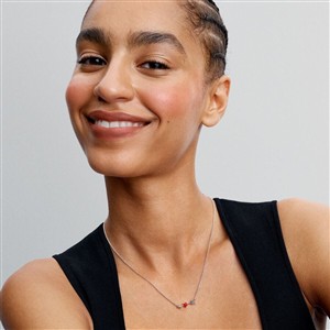 Pandora Pfeil & Murano-Glas-Herz Halskette – Bild 2