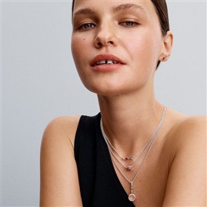 Pandora Pfeil & Murano-Glas-Herz Halskette – Bild 3