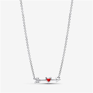 Pandora Pfeil & Murano-Glas-Herz Halskette – Bild 4