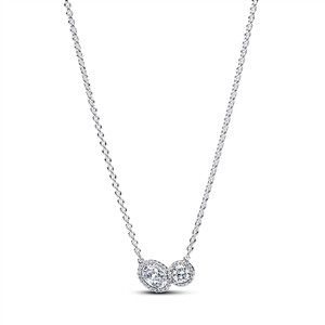 Juwelier Schell 177267 Pandora Kette mit Anhänger Umschließender Strahlenkranz 393776C01-45