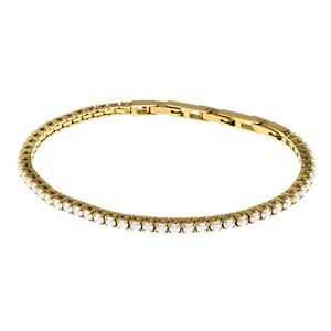 Juwelier Schell 177362 Ernstes Design Tennisarmband Schmal A656