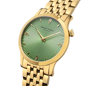 Bruno Söhnle Armbanduhr Bologna IV Grün/Gold – Bild 2