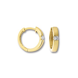 Juwelier Schell 179281 Bedra Creolen mit Stein 13mm CRZ00035.1