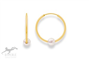 Juwelier Schell 179433 Di Perle Creolen mit Perle 25mm 09655025