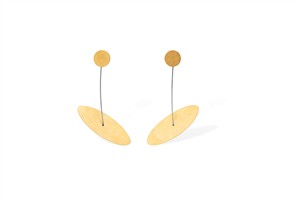 Juwelier Schell 179492 Zaremski Ohrringe Freie Ellipse Groß K1561