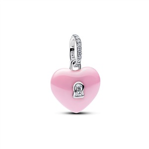 Juwelier Schell 179636 Pandora Moments Charm Rosa Herzschloss 794424C01