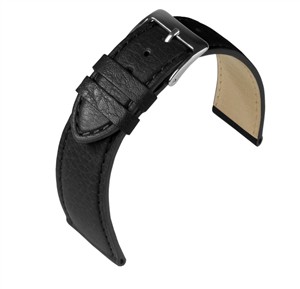 Juwelier Schell 179920 Eulit Uhrenband Country Schwarz/Silber 356622102