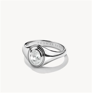 Thomas Sabo Ring mit ovalem Stein Bold Elegance – Bild 2