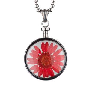 Juwelier Schell 143151 Blumenkind Anhänger Blume Stahl/Rot BL01MSSRE