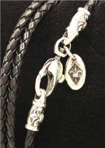 Juwelier Schell 150176 Elf Craft Ledercollier Schwarz 544.00.S/S