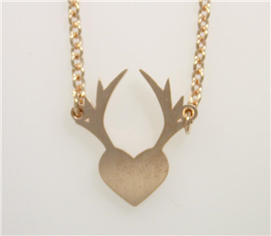 Juwelier Schell 161291 Cuckoowelen Collier Hirschherz 161291 44