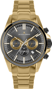Juwelier Schell 164873 Jacques Lemans Armbanduhr Liverpool Gold/Schwarz 1-2119H