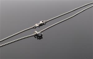 Juwelier Schell 165723 WM Collier mit Saphiranhänger 257585119