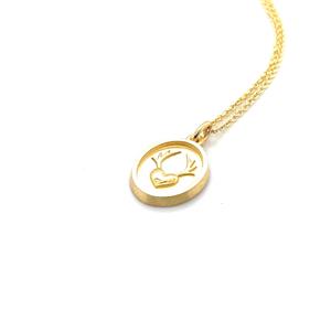 Juwelier Schell 172873 Cuckoowelen mini Anhänger Herzgeweih vergoldet 172873 G