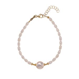 Juwelier Schell 176121 Alisia Perlarmband Donuts AL4673-Oro